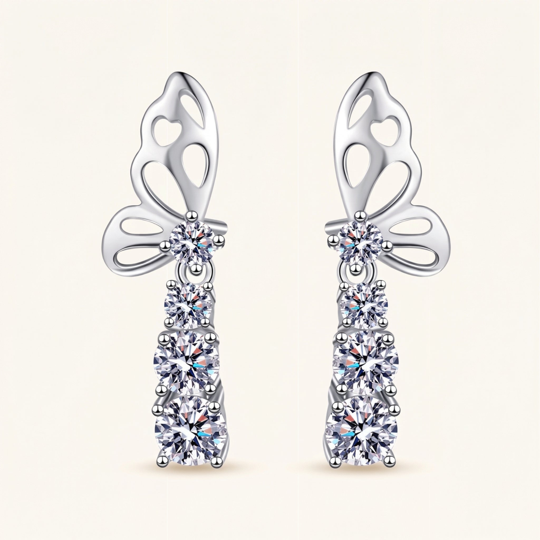 Nisa Moissanite Earrings