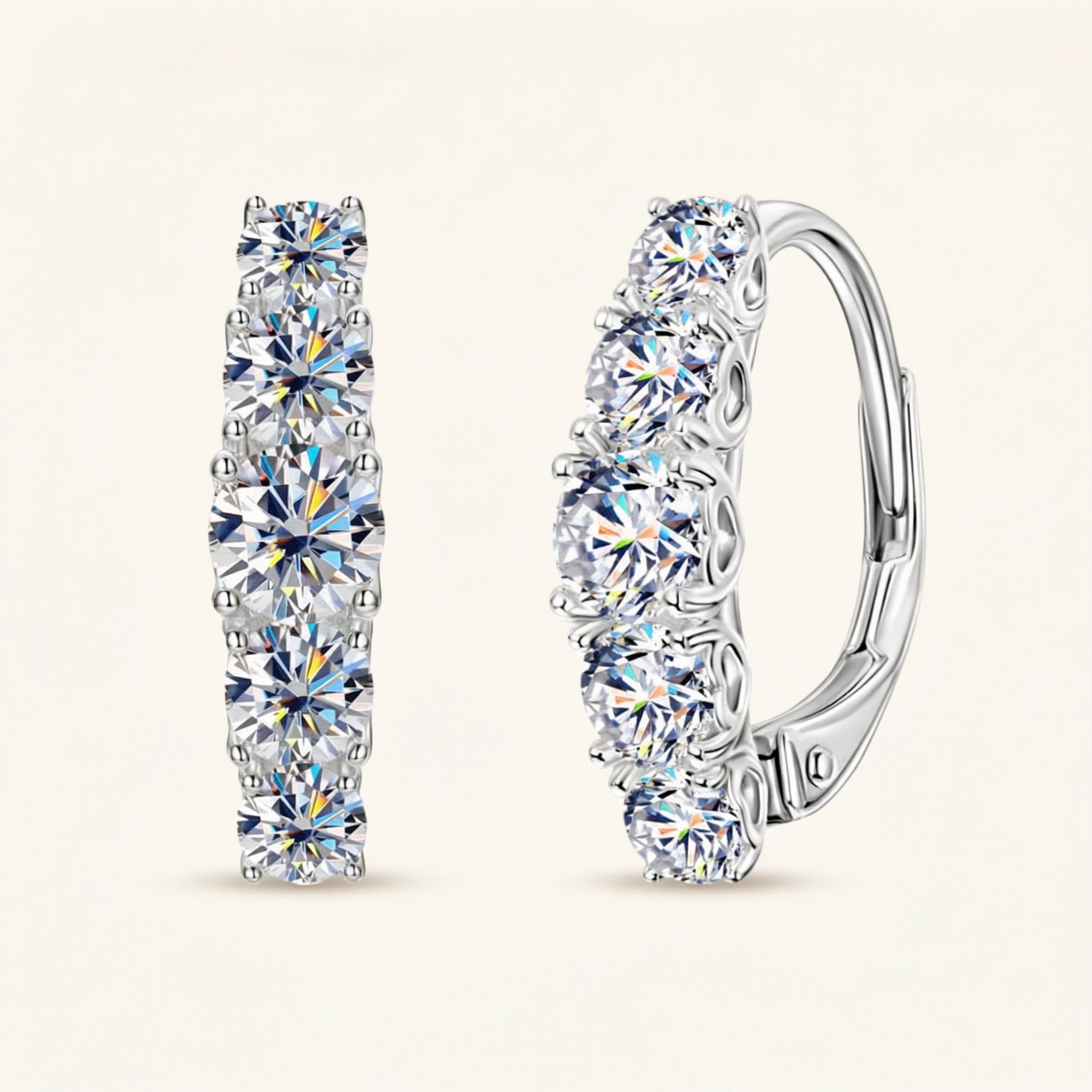 Intisaar Moissanite Earrings