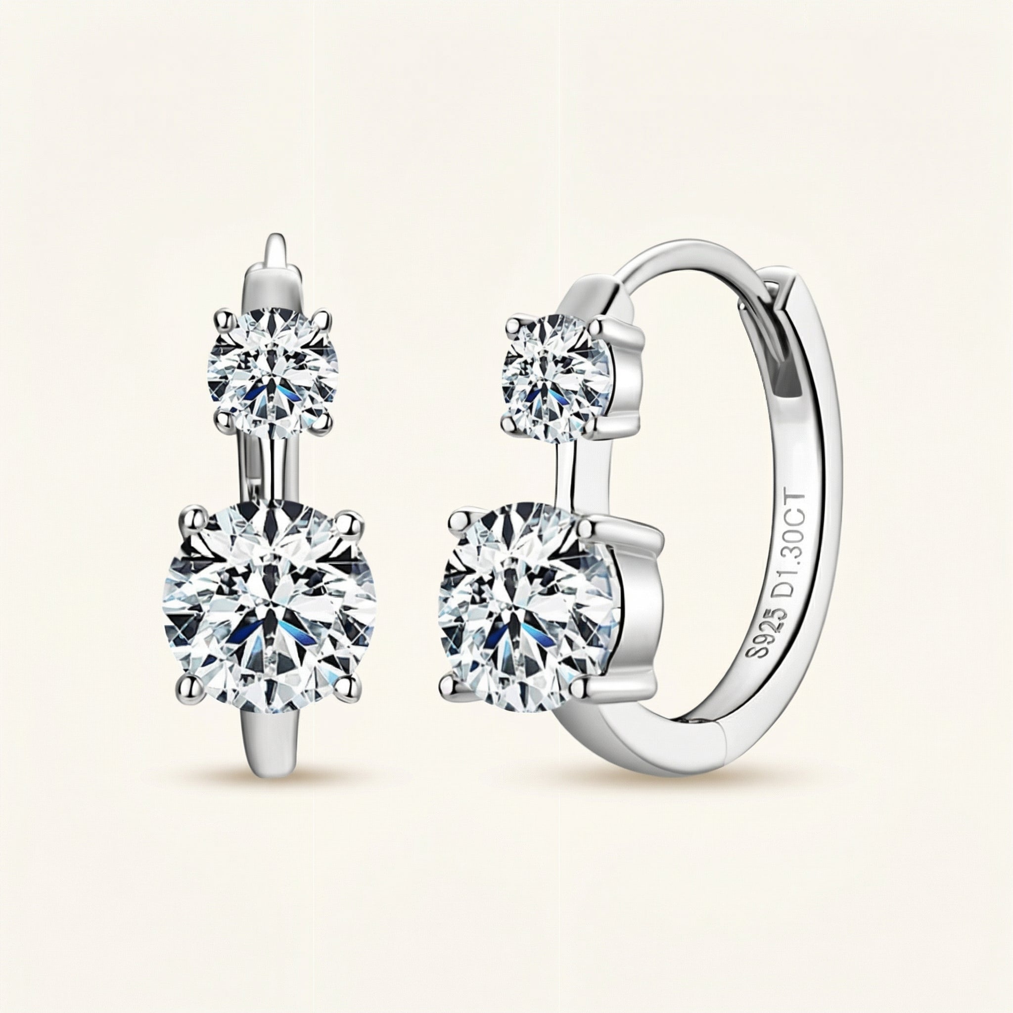 Razina Moissanite Earrings