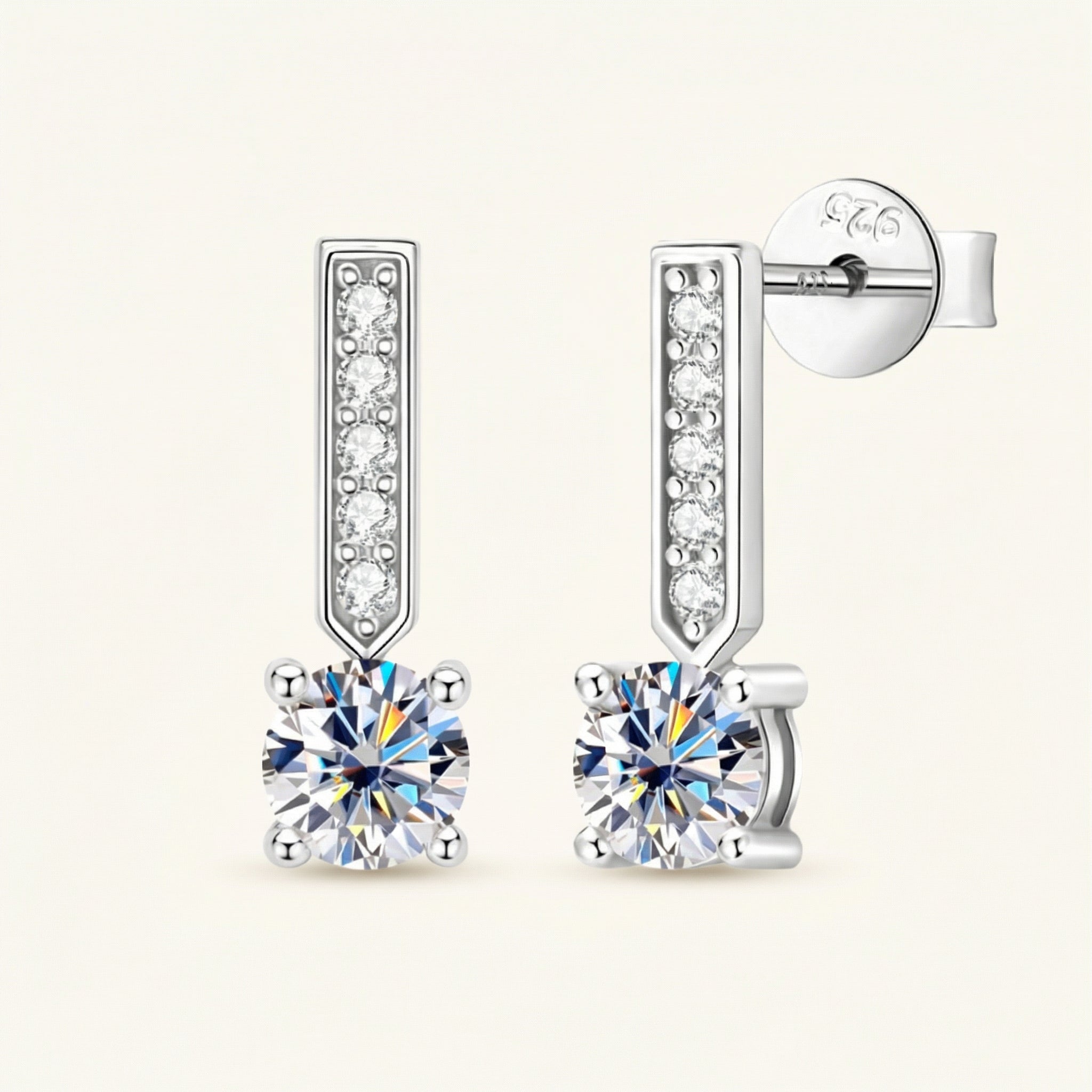 Tahira Moissanite Earrings