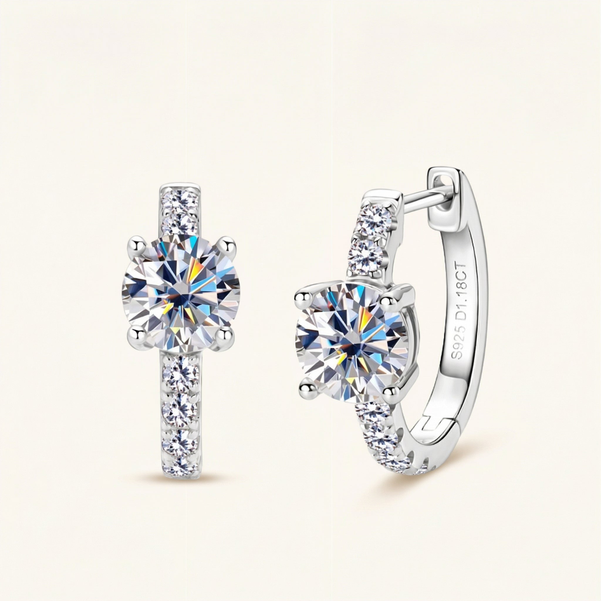 Tamadur Moissanite Earrings