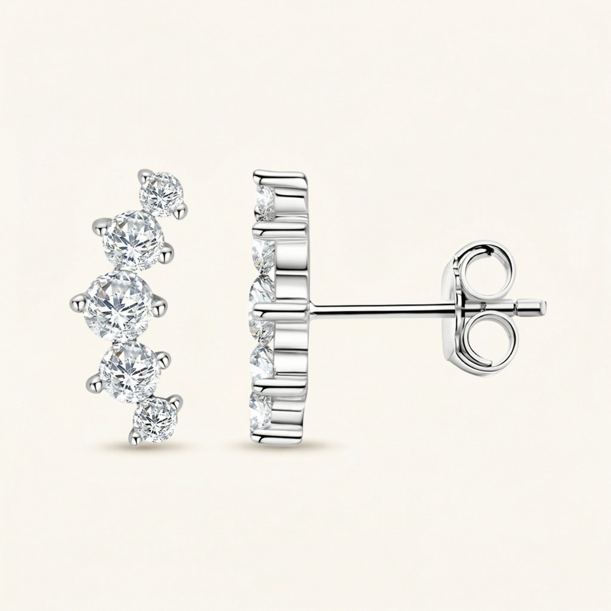 Raina Moissanite Earrings
