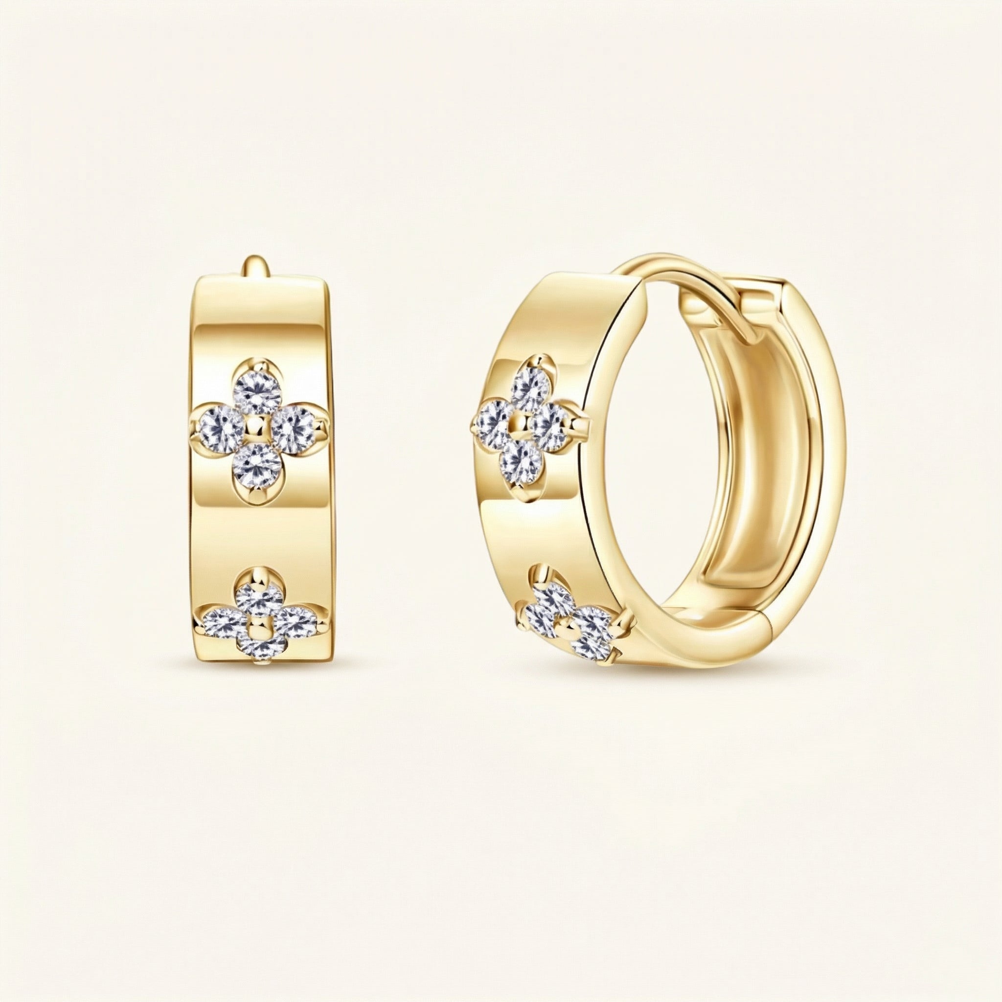 Nida Moissanite Earrings