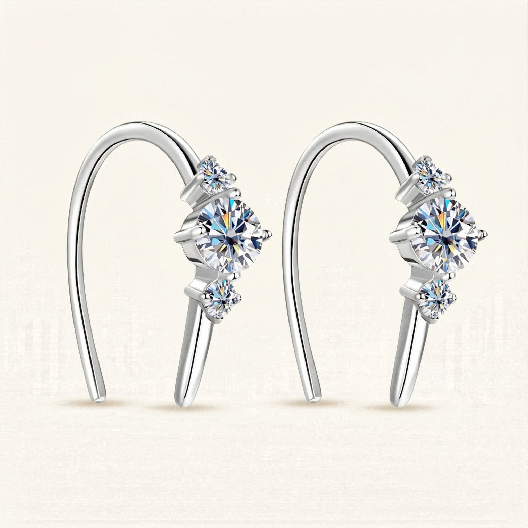 Samaher Moissanite Earrings