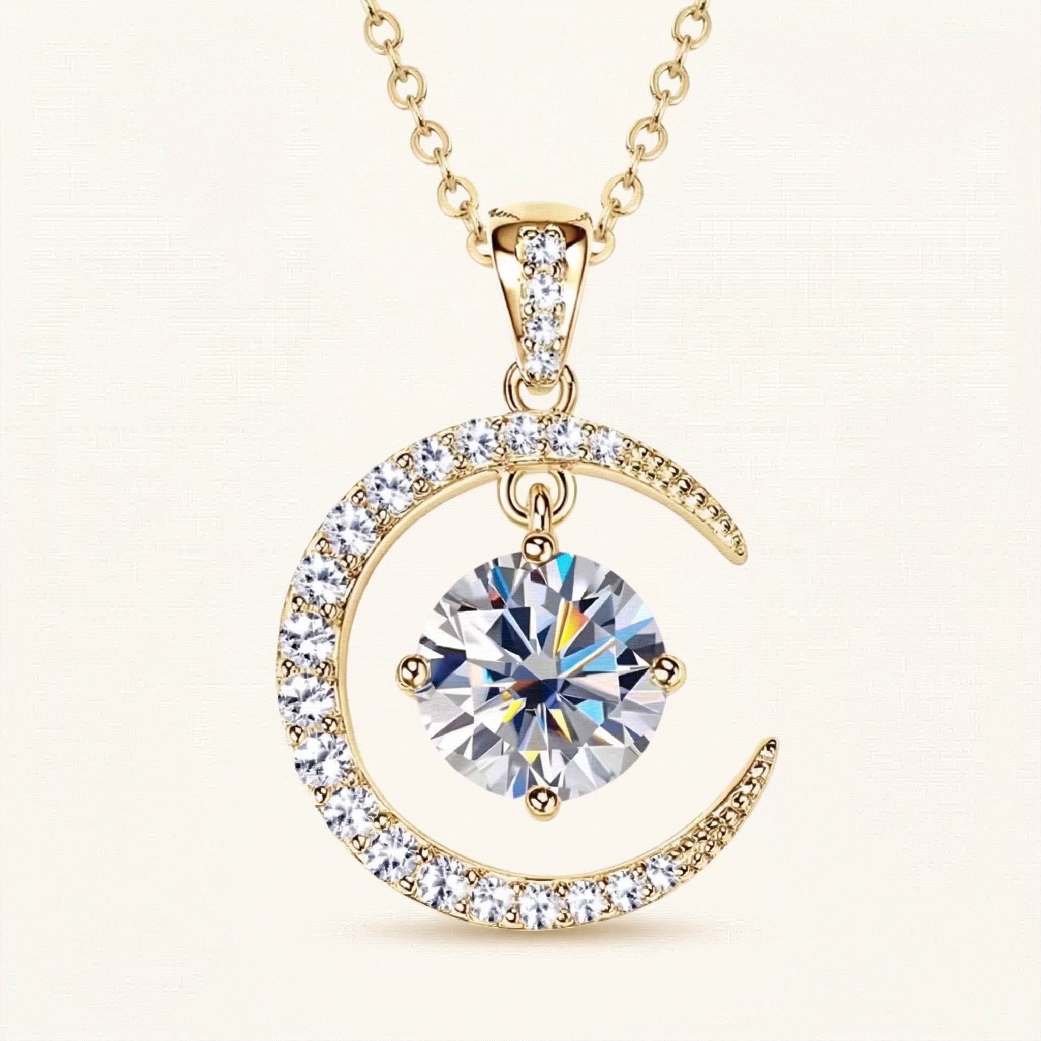 Saraa Moissanite Pendant