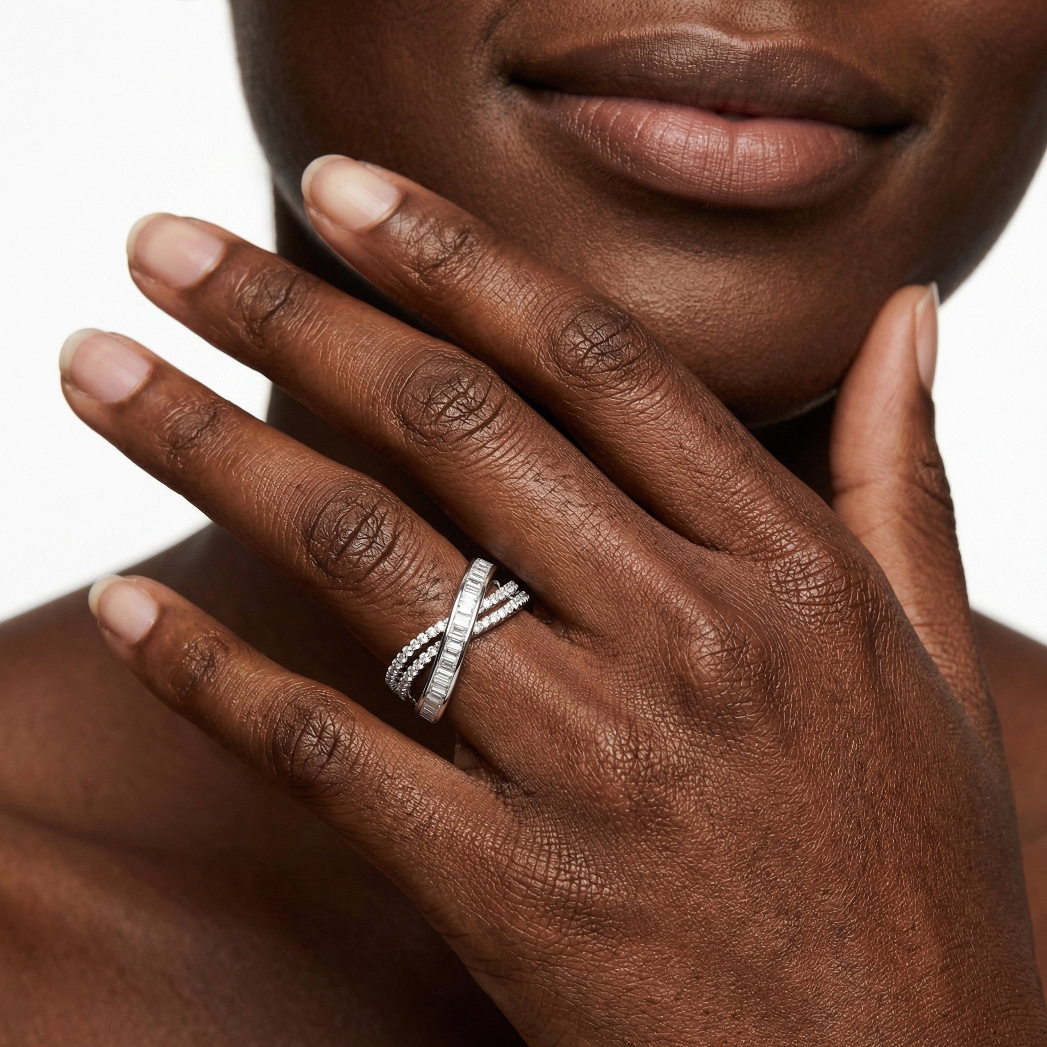 Nada Moissanite Ring