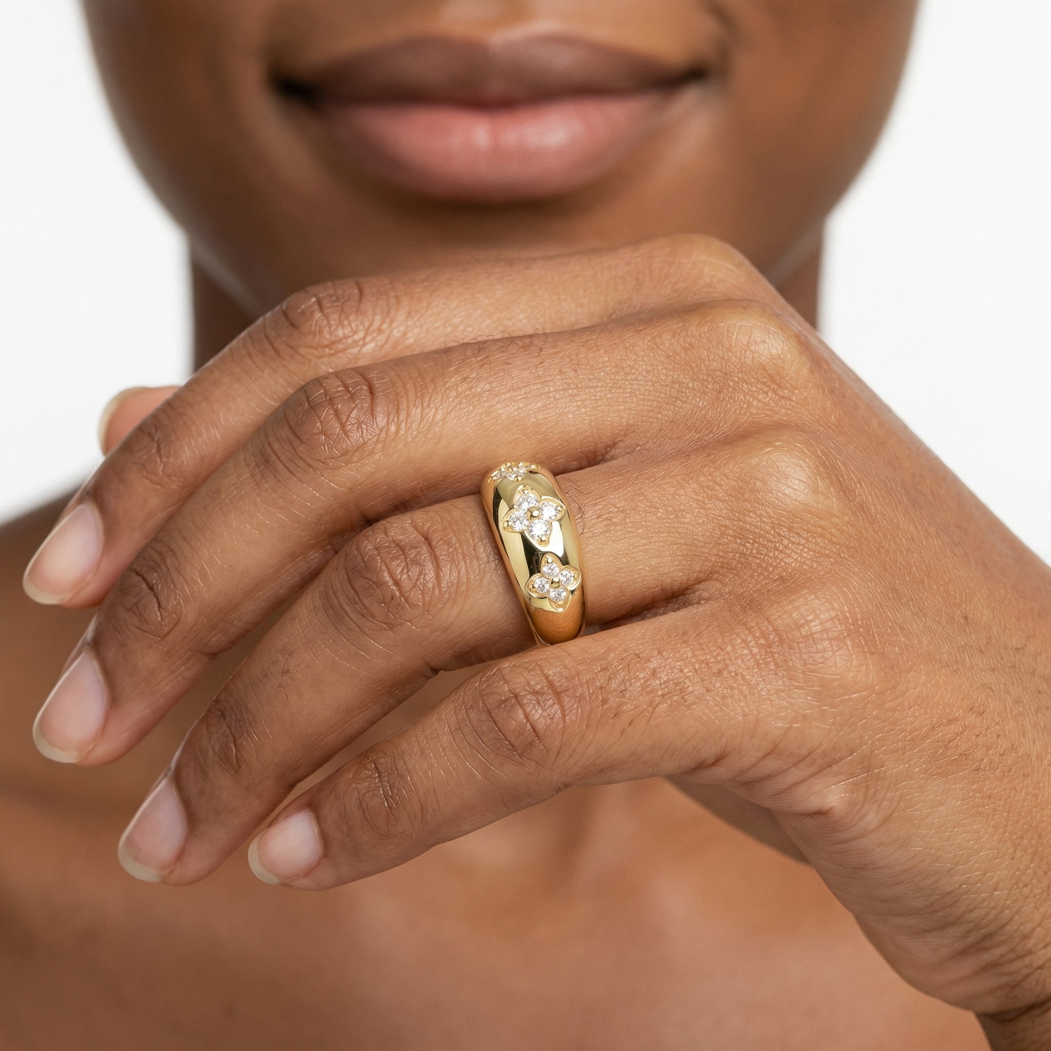 Hadeel Moissanite Ring
