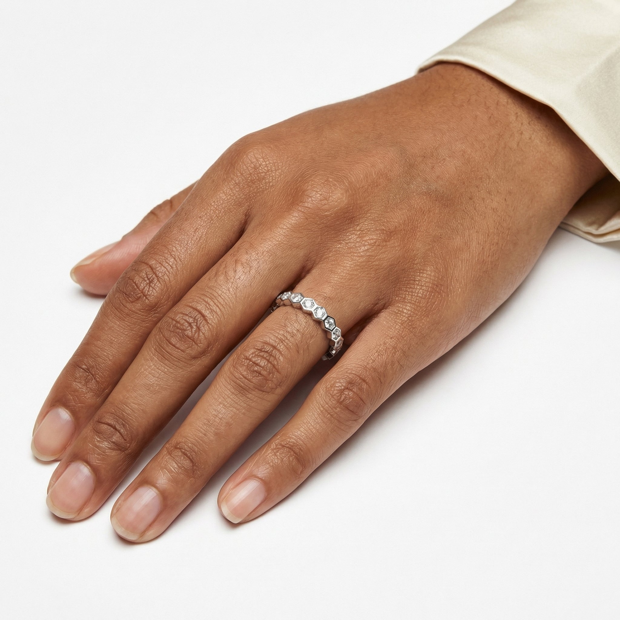 Nabilah Moissanite Ring
