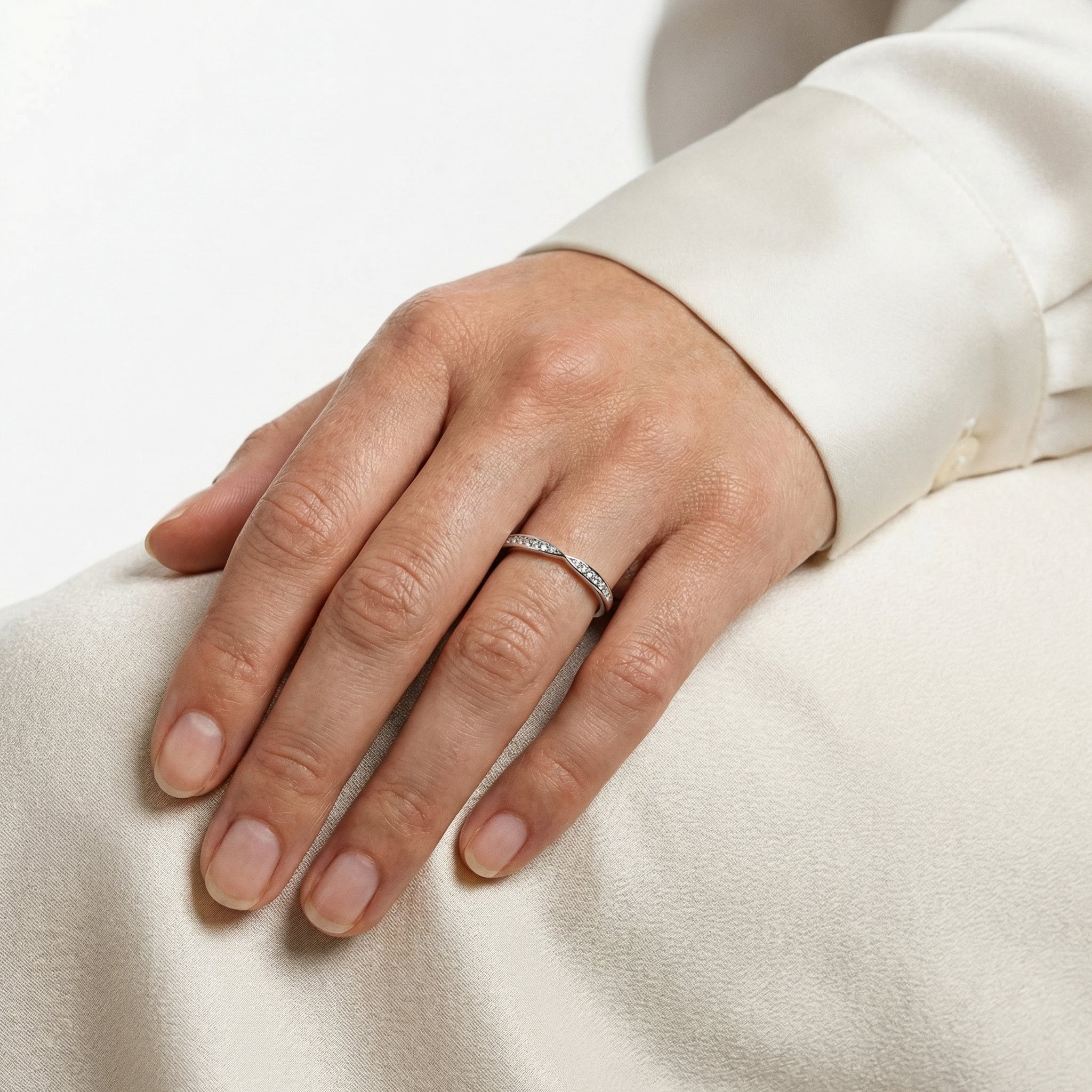 Zulekha Moissanite Ring
