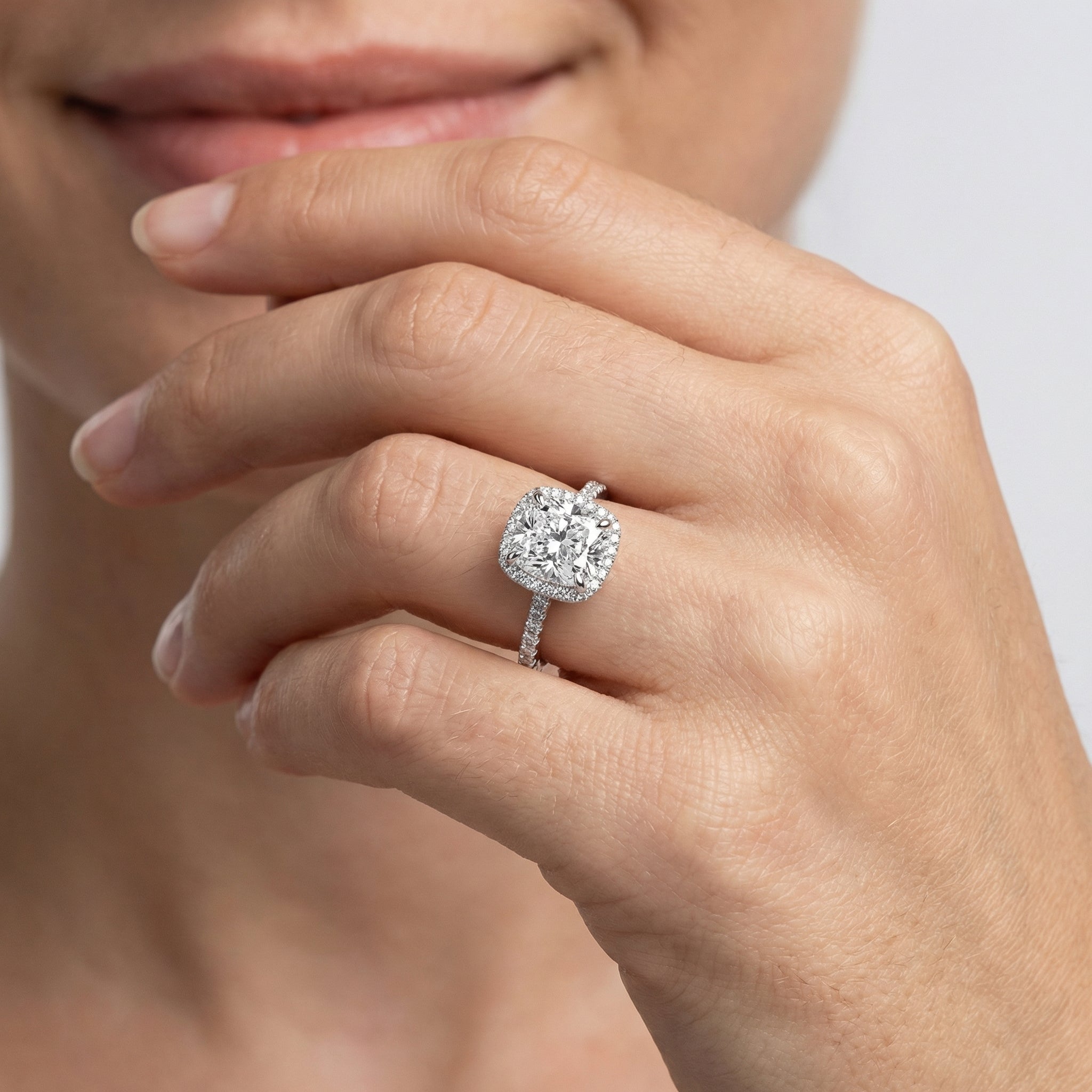 Amal Moissanite Ring