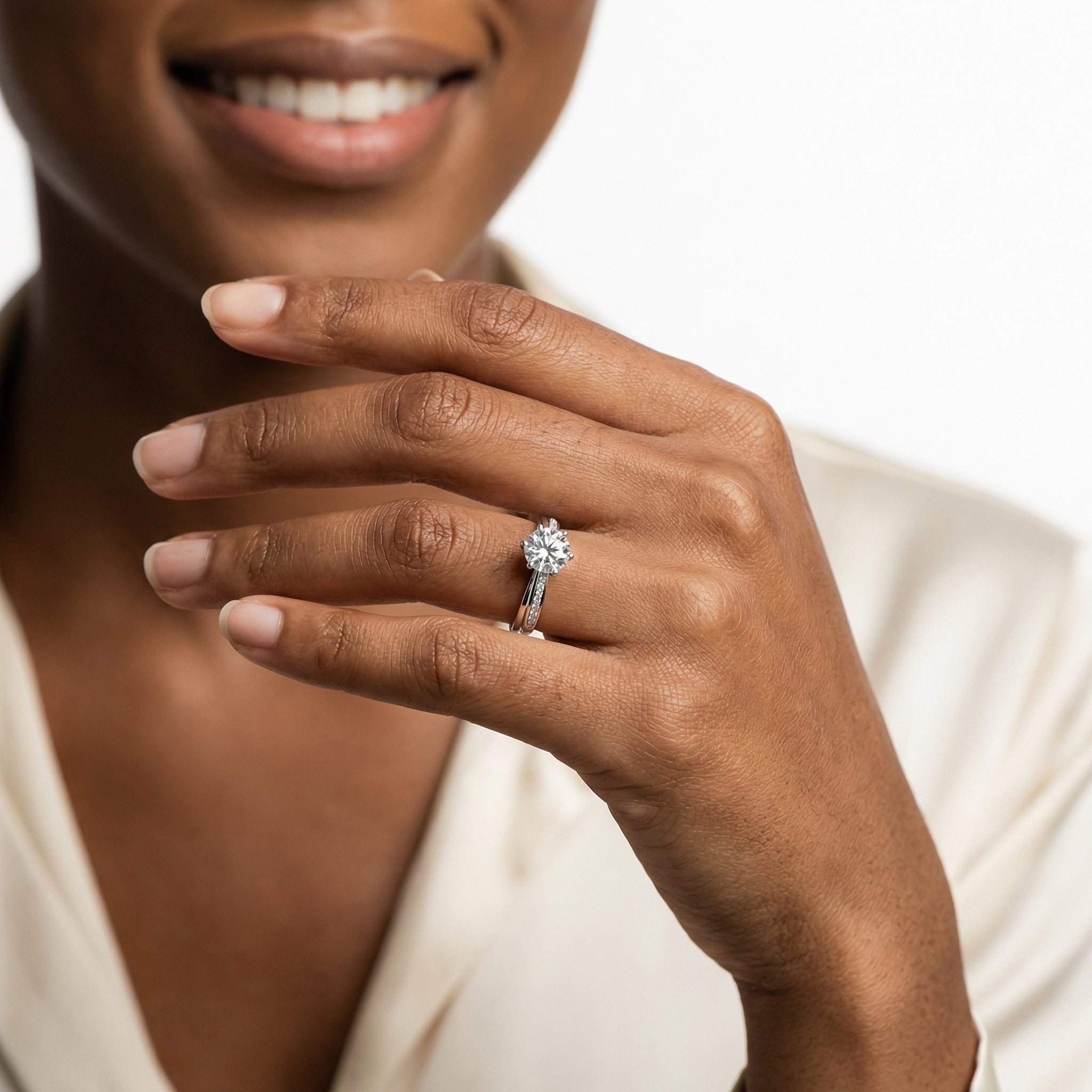 Ghadeer Moissanite Ring