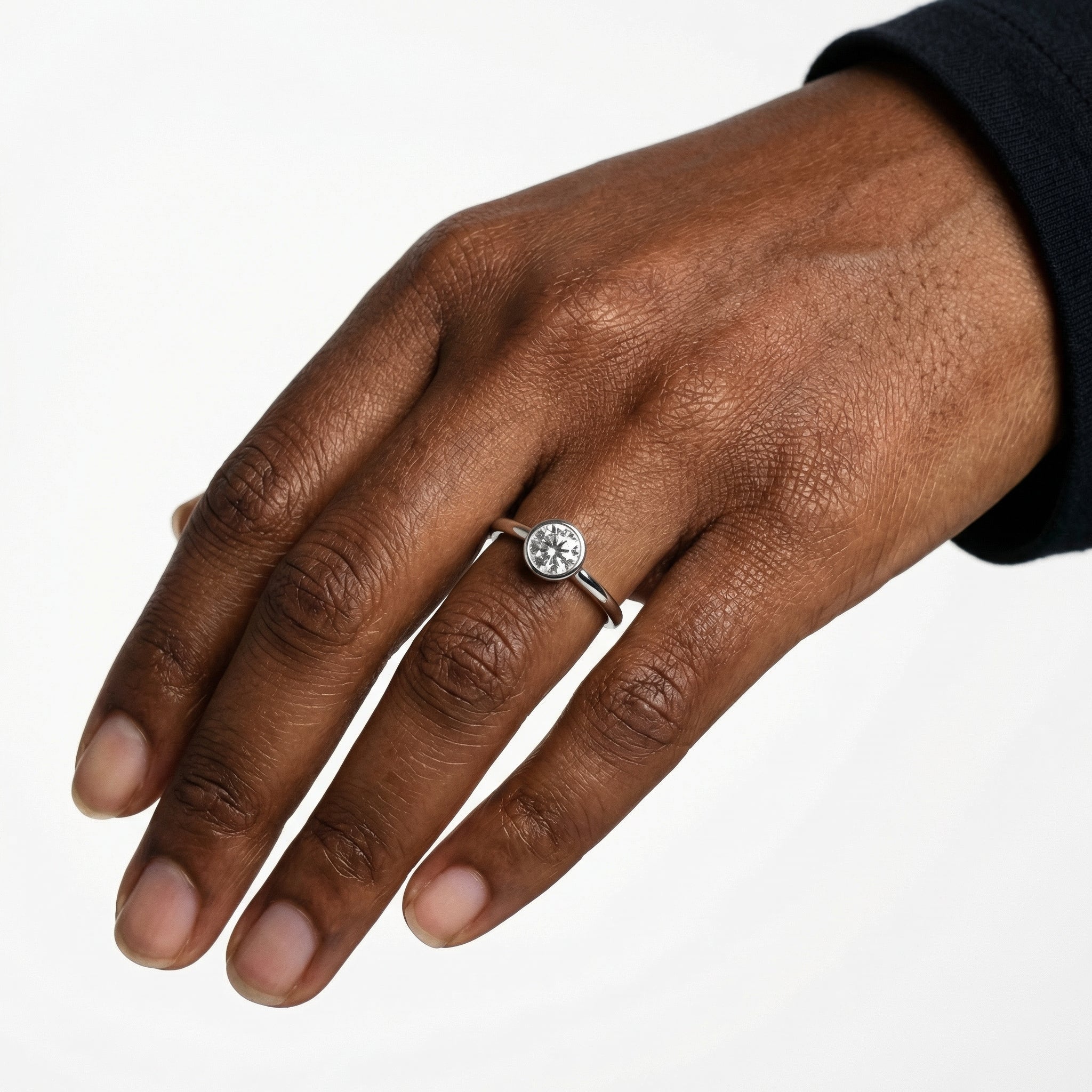 Inas Moissanite Ring