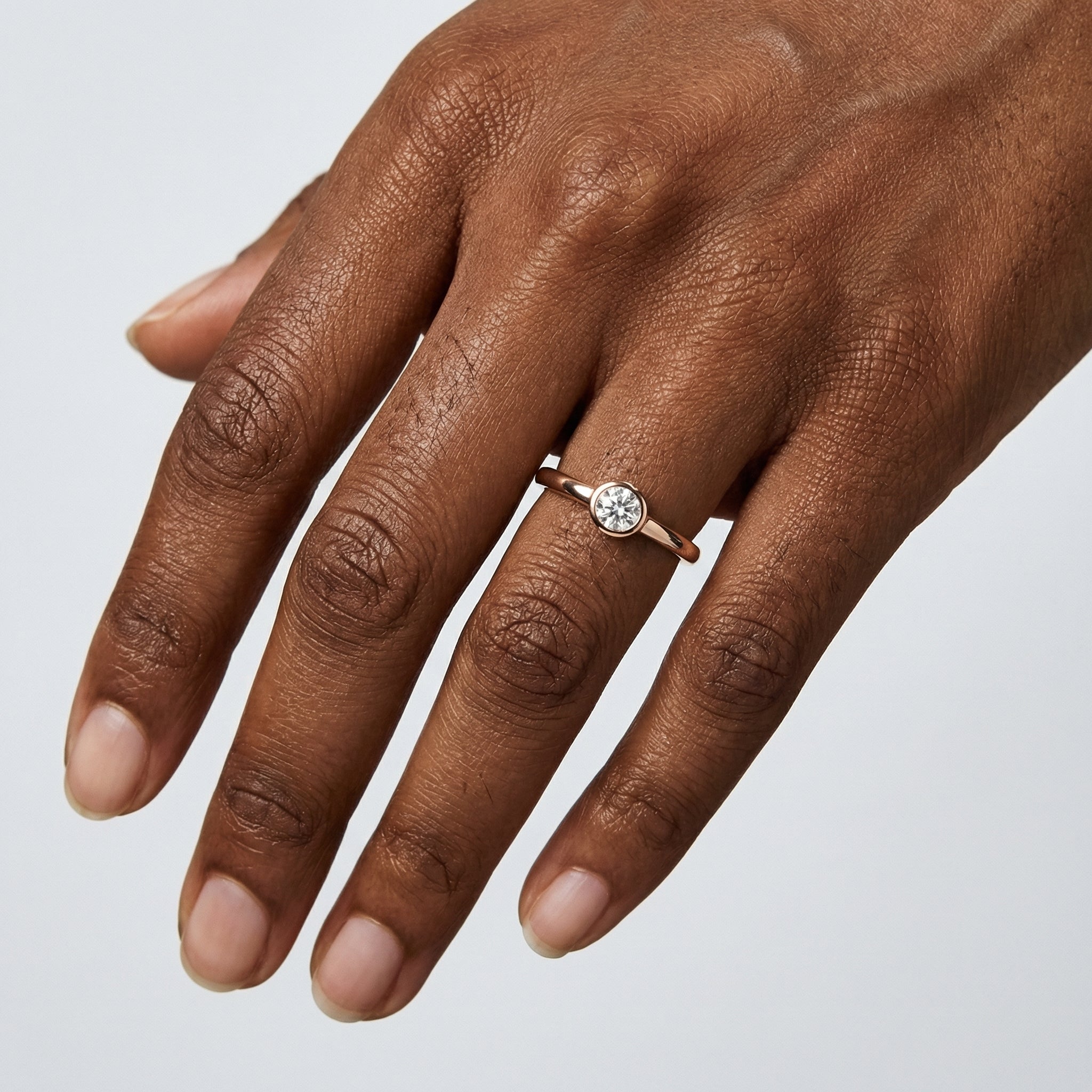 Inas Moissanite Ring