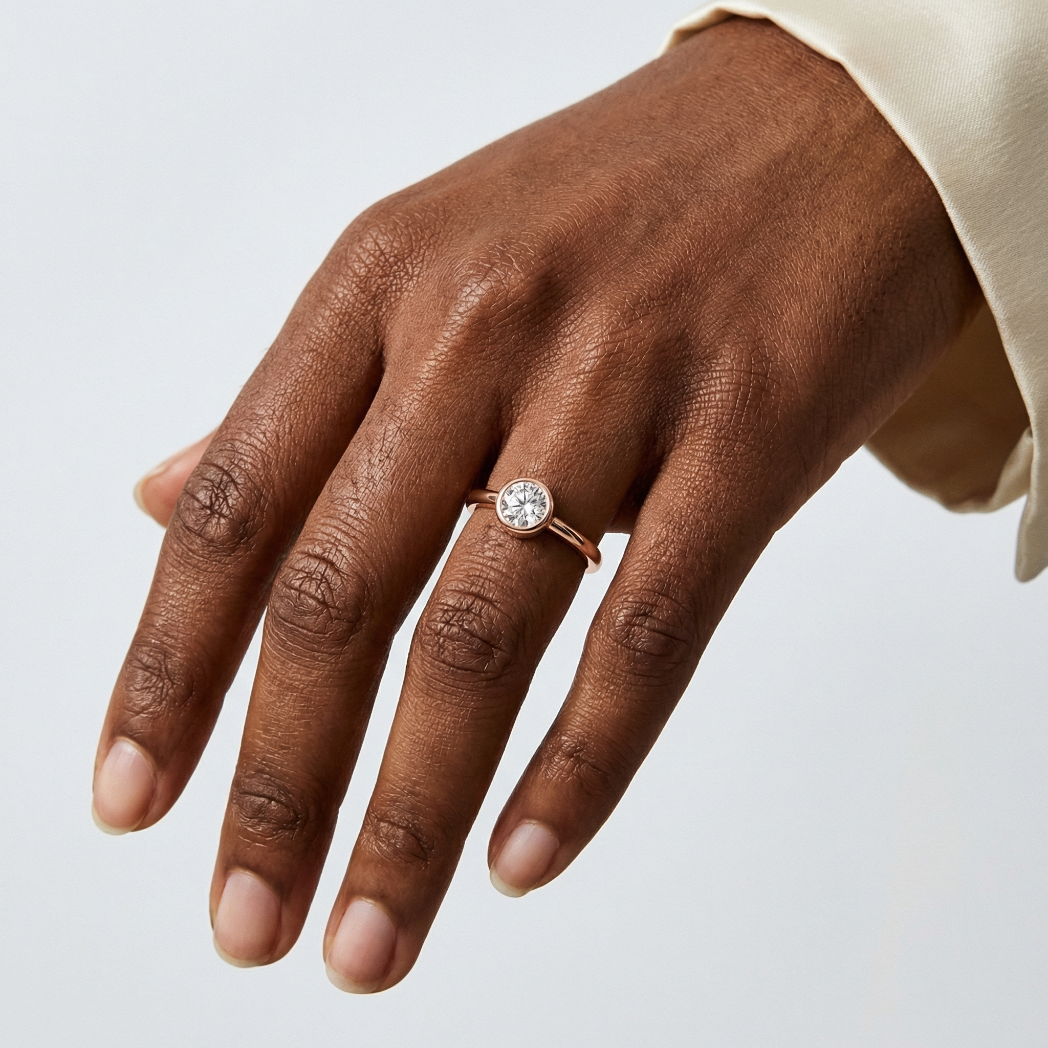 Inas Moissanite Ring