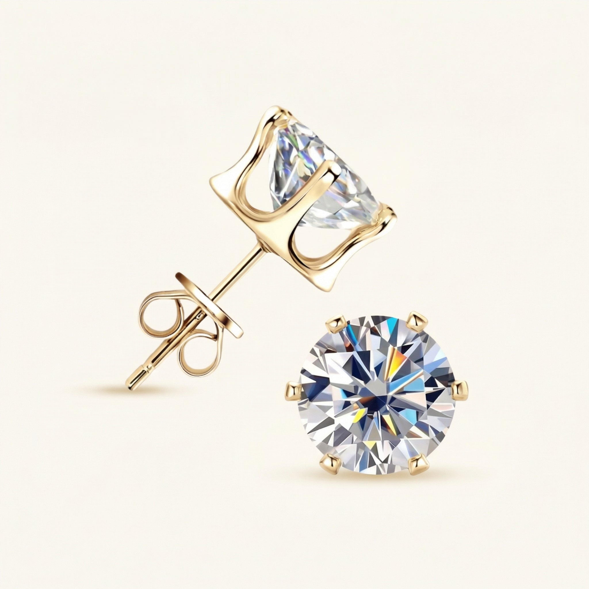 Nahla Moissanite Earrings
