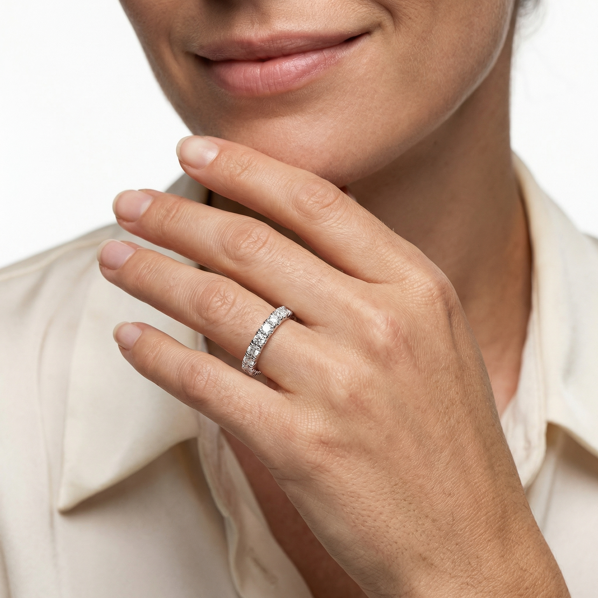 Khawla Moissanite Ring