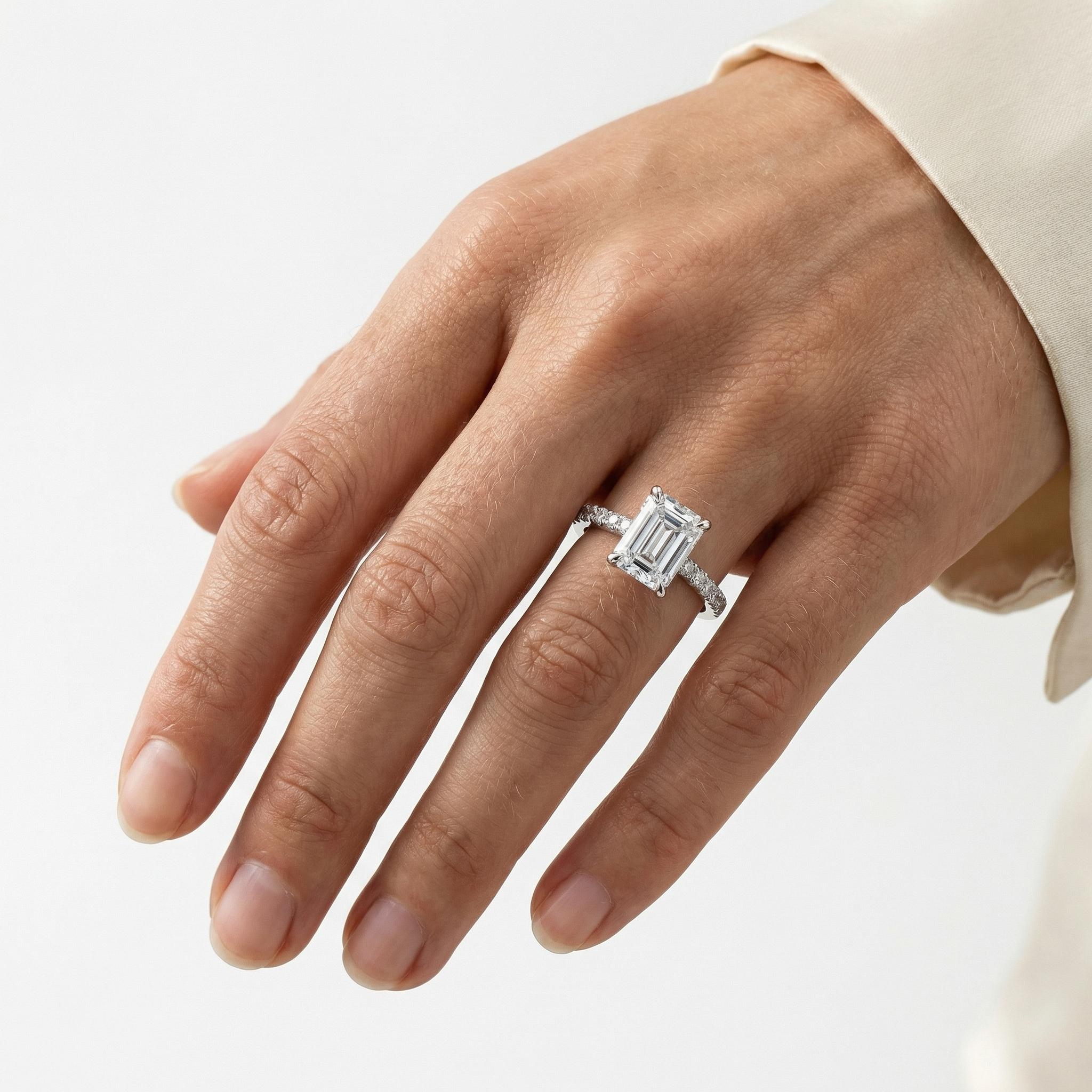 Sara Moissanite Ring