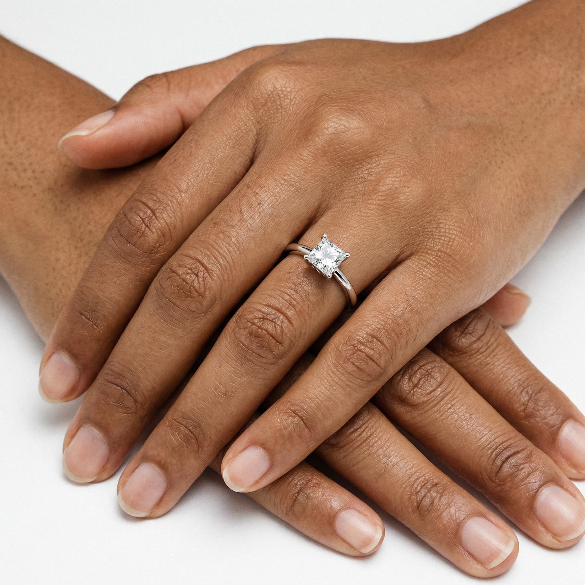 Warda Moissanite Ring