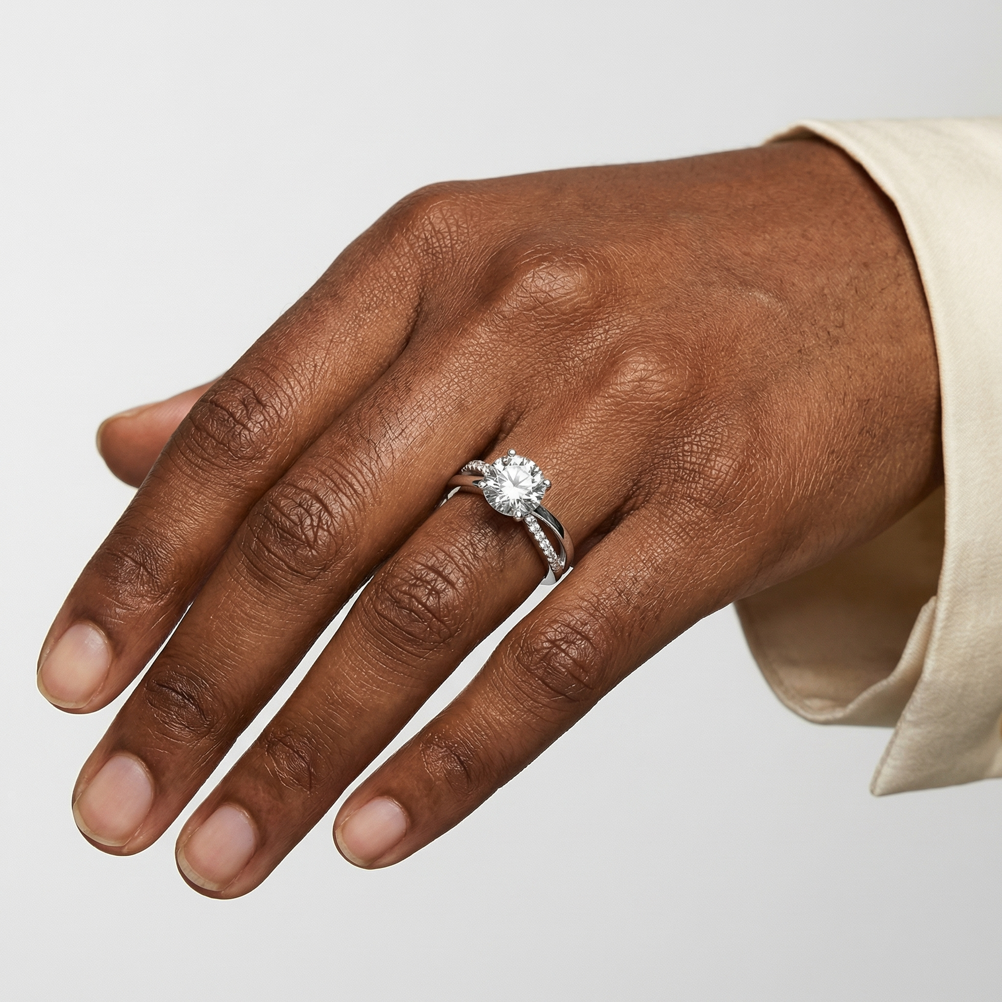 Zena Moissanite Ring