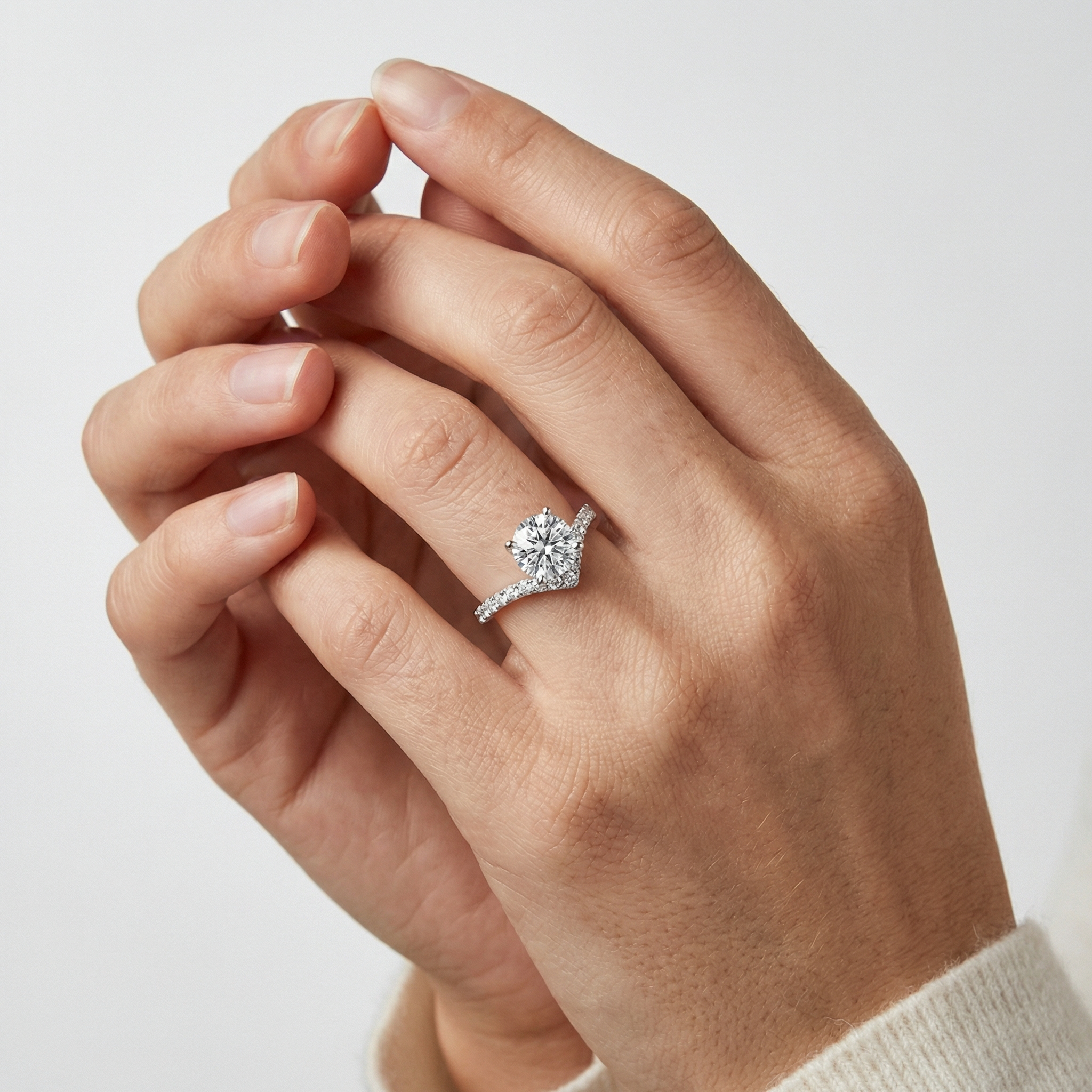 Jana Moissanite Ring