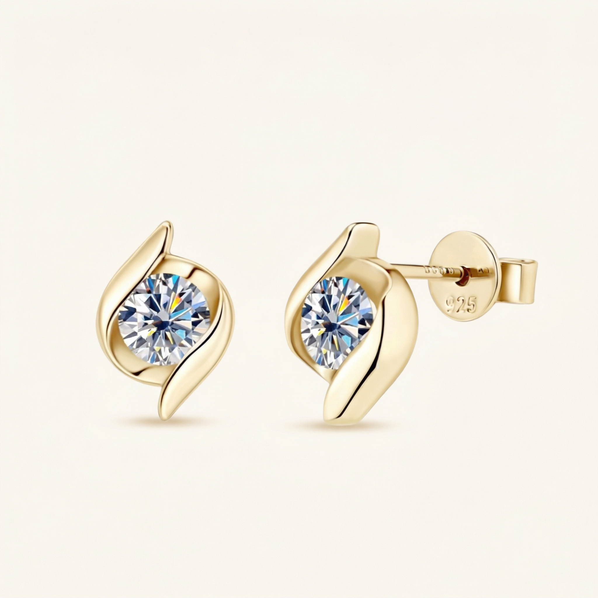 Asma Moissanite Earrings