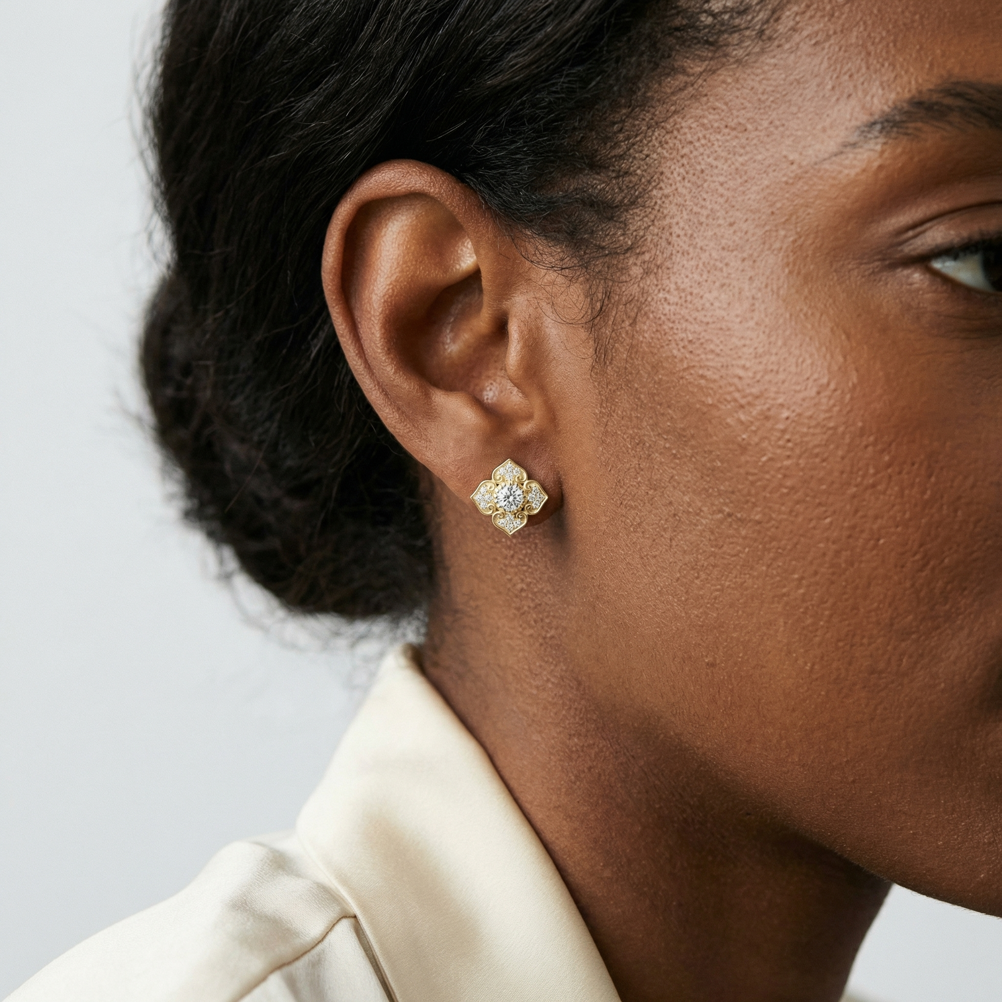 Batool Moissanite Earrings