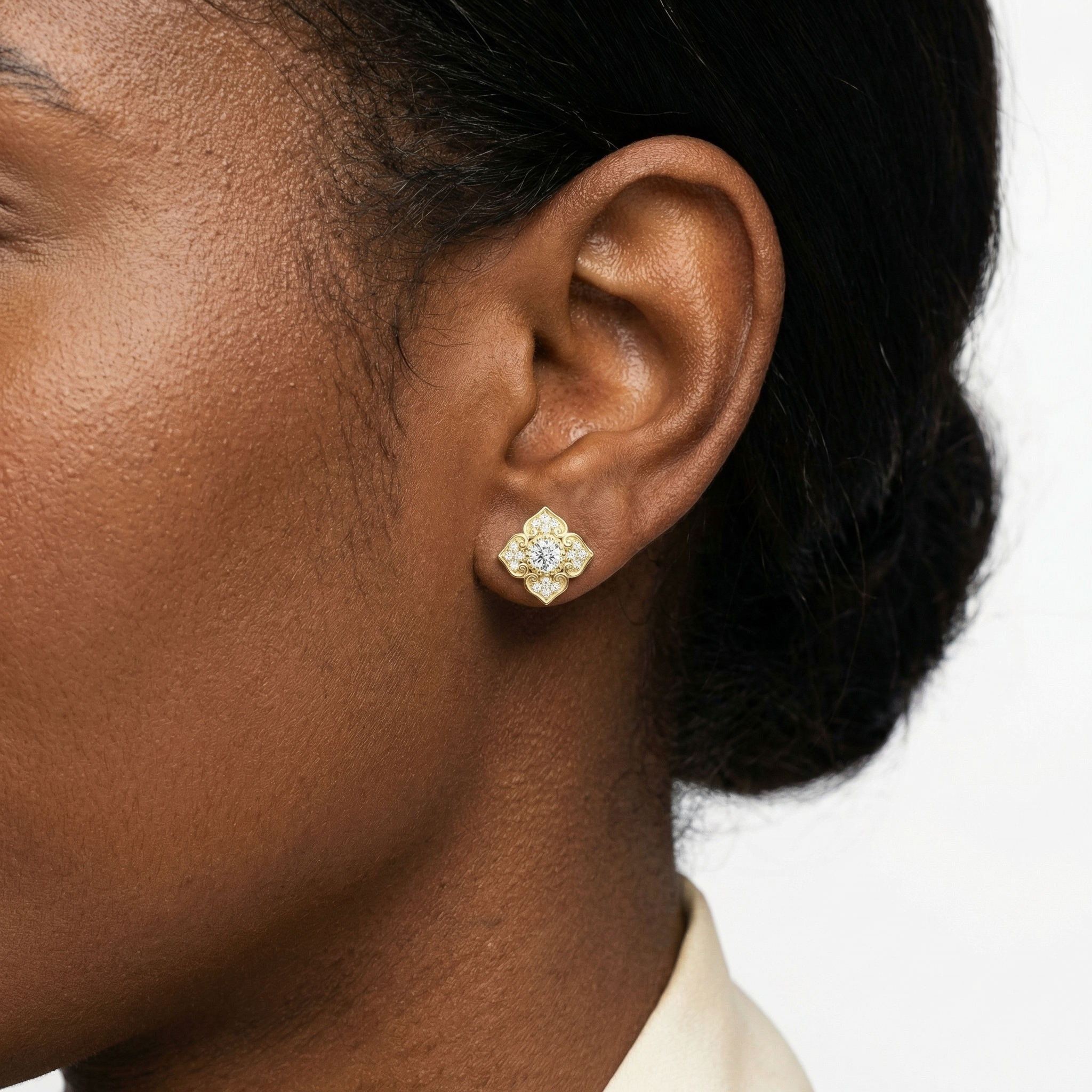Batool Moissanite Earrings