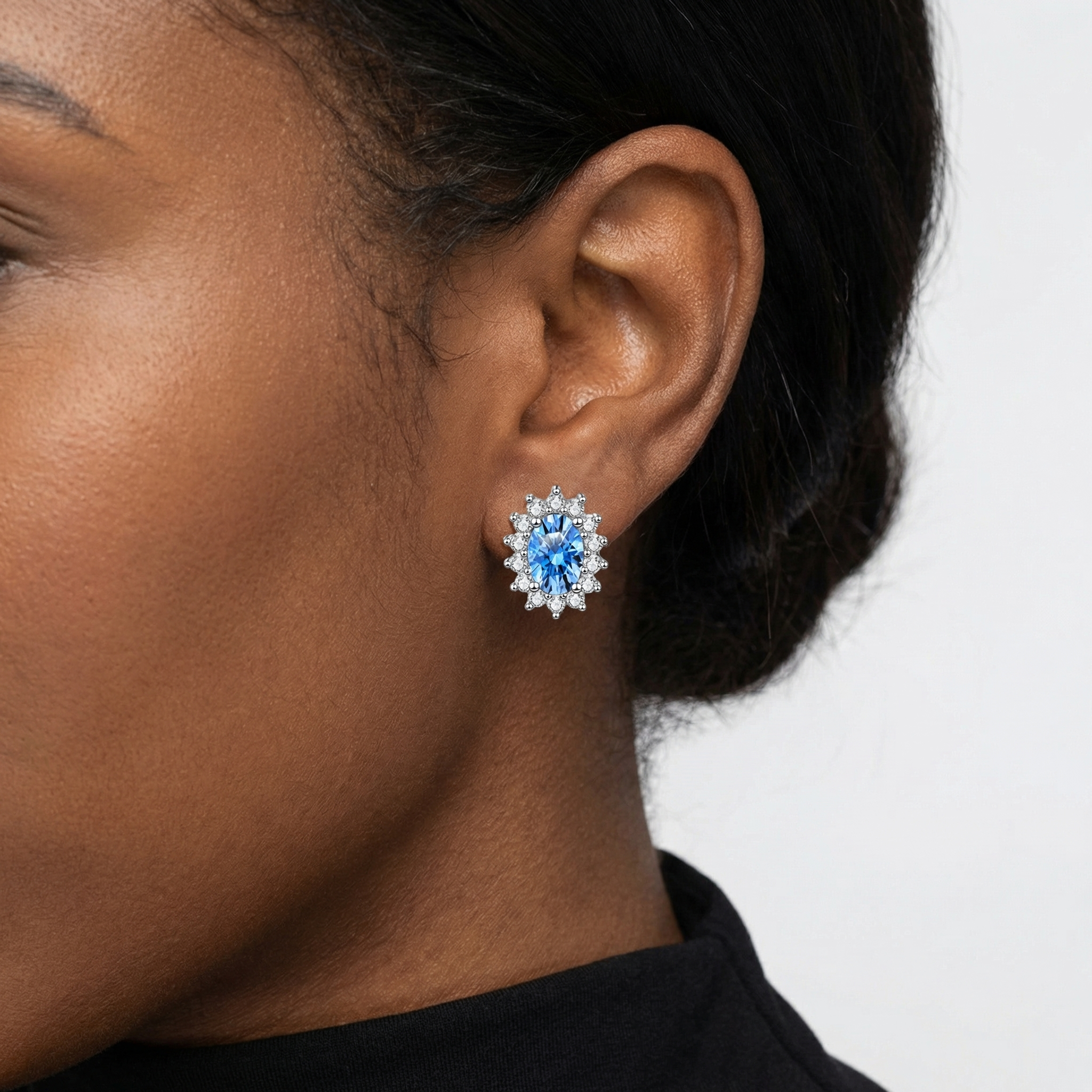 Mona Moissanite Earrings
