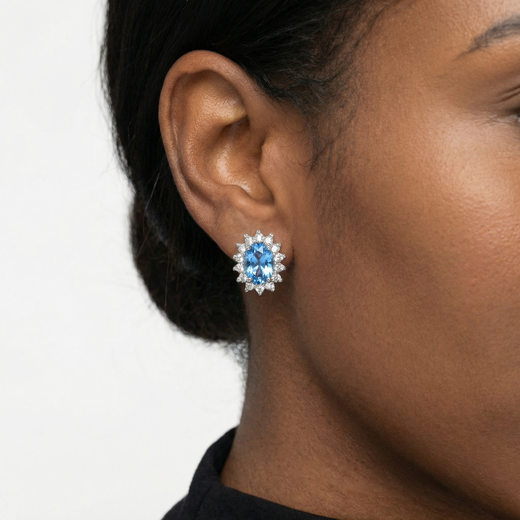 Mona Moissanite Earrings