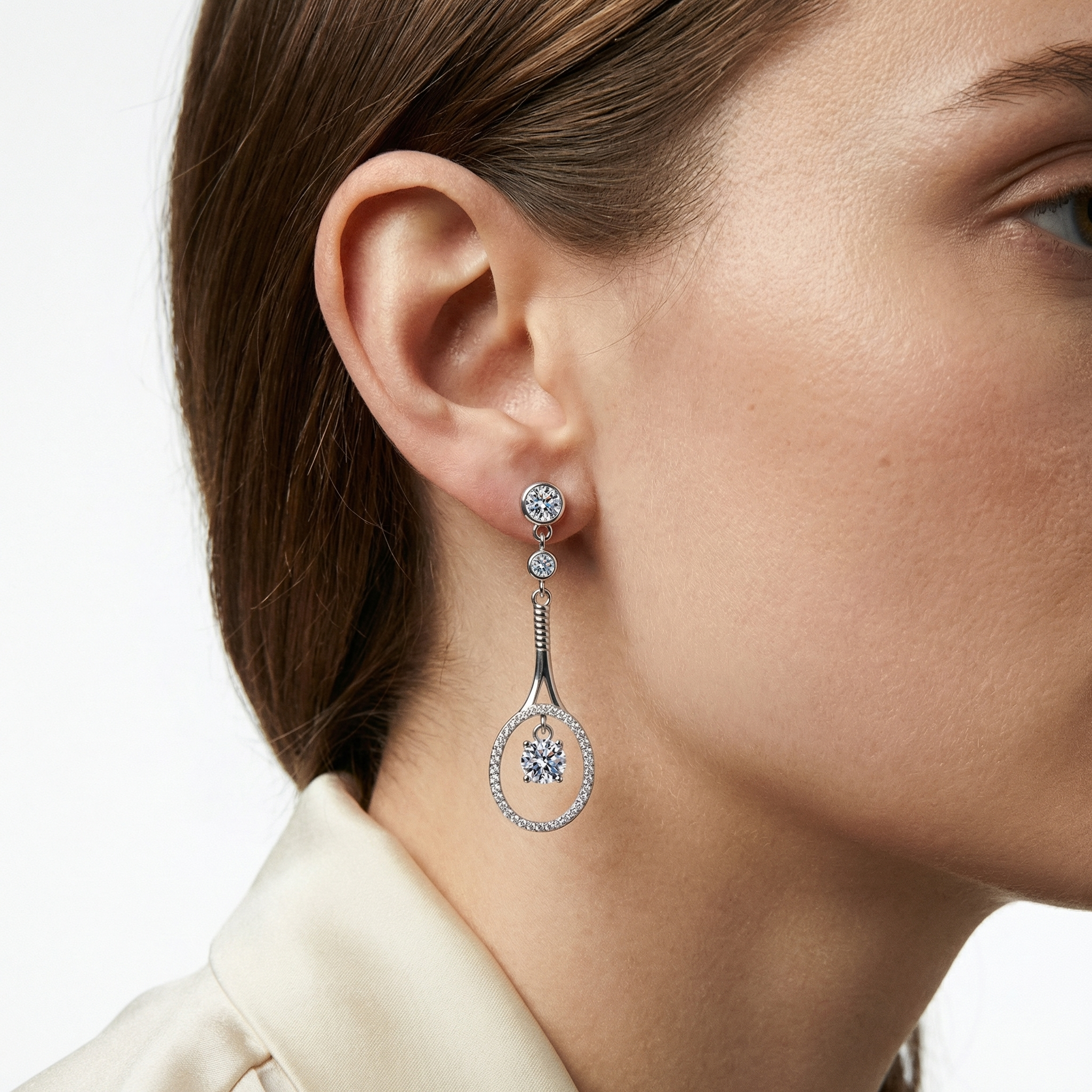 Nabeela Moissanite Earrings