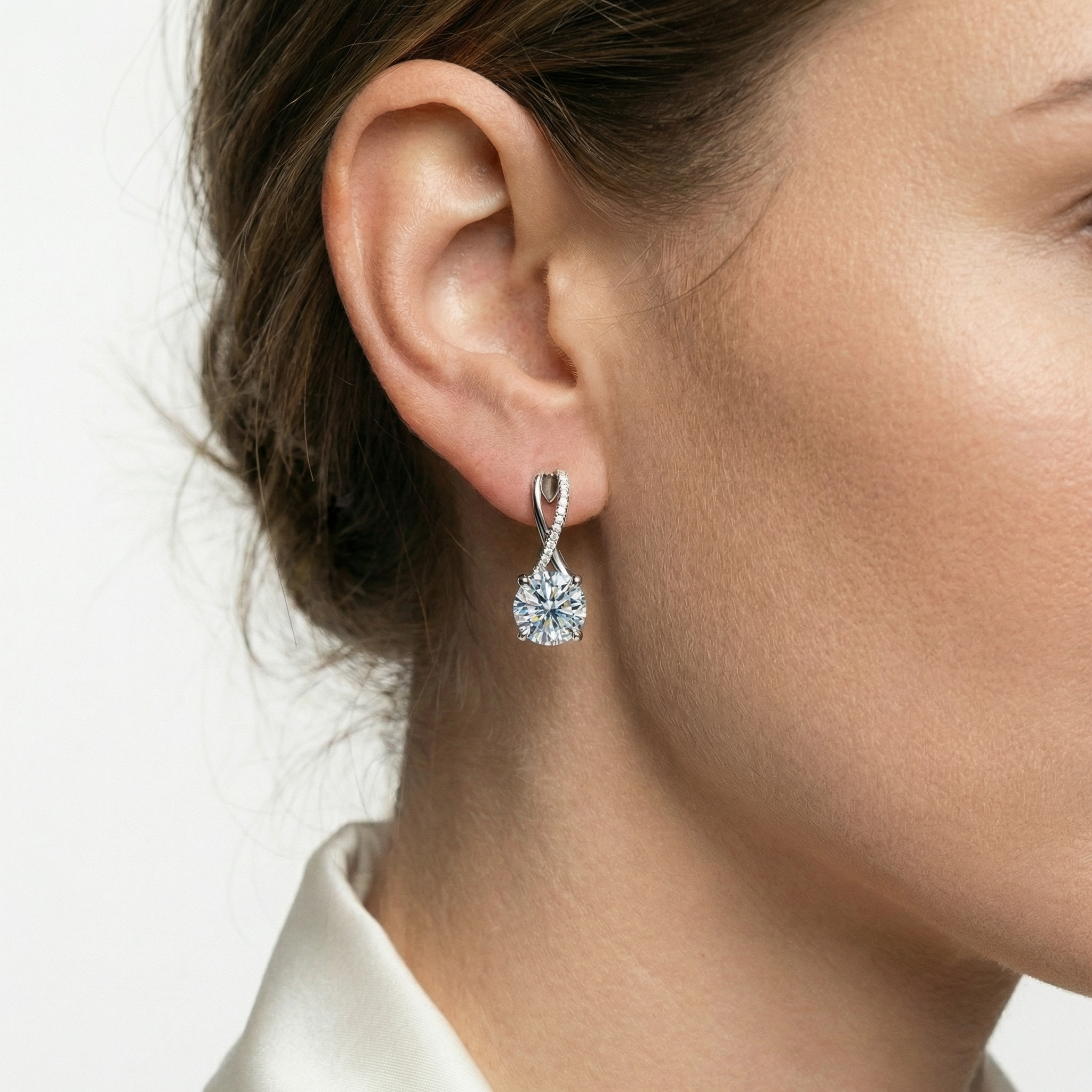 Rukan Moissanite Earrings