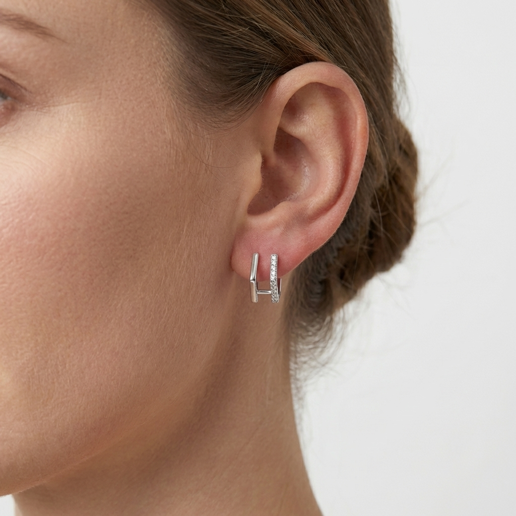 Sabreen Moissanite Earrings