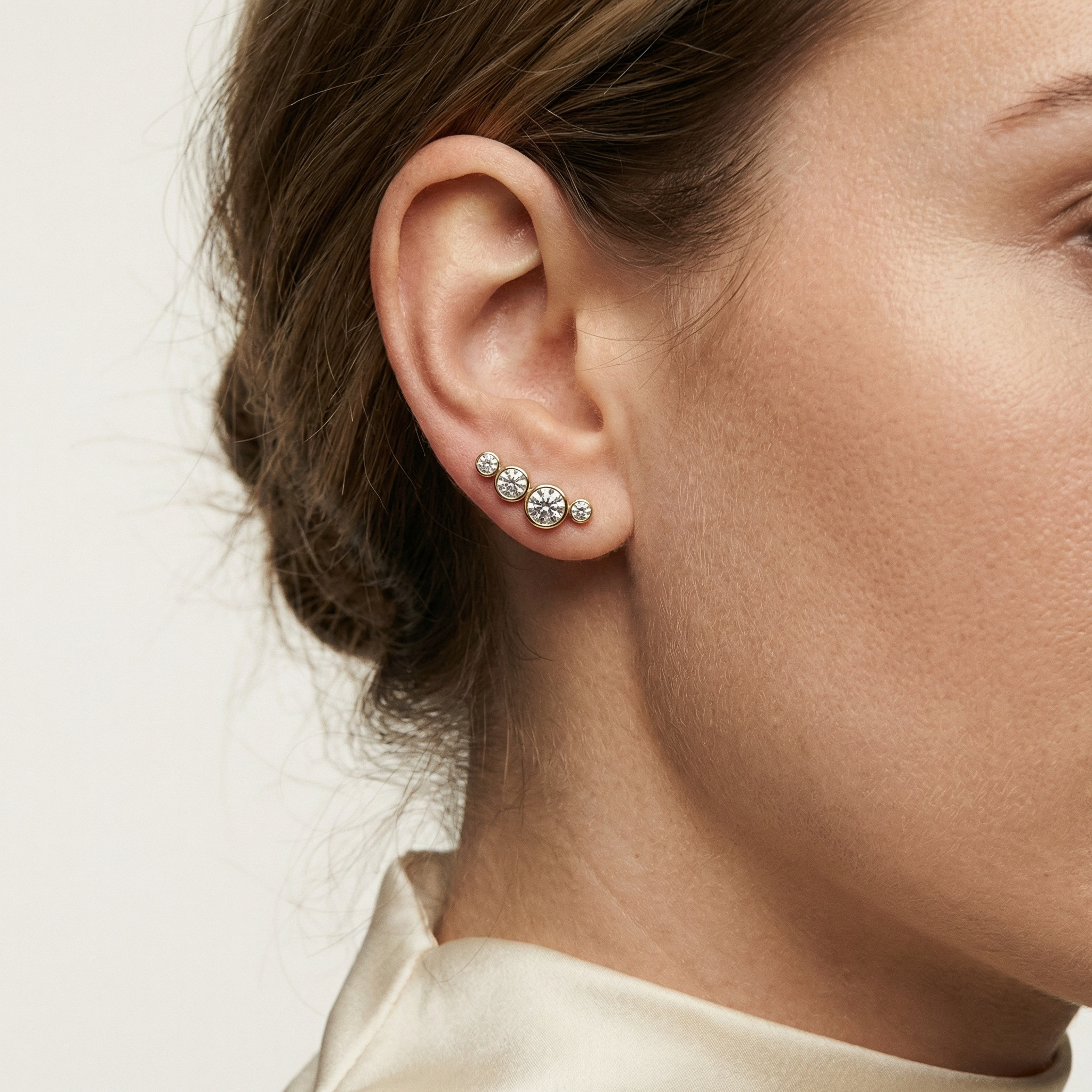 Siham Moissanite Earrings