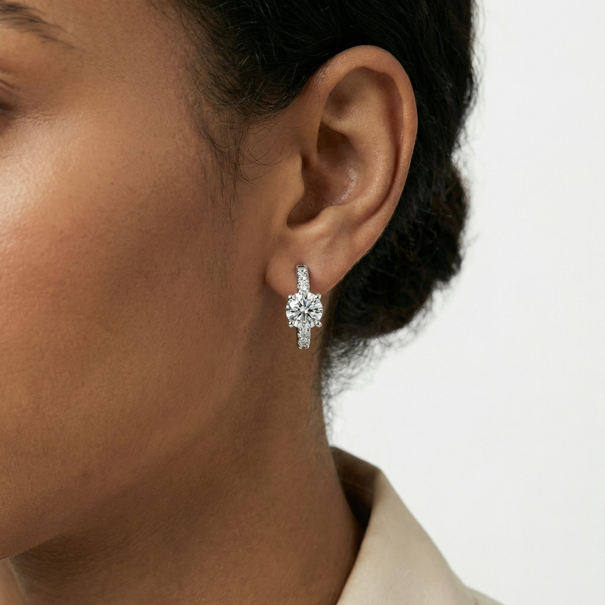 Tamadur Moissanite Earrings