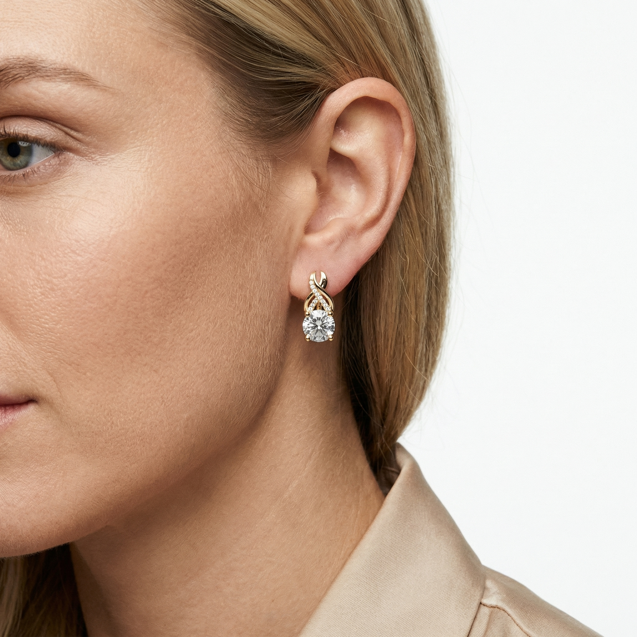 Nihad Moissanite Earrings