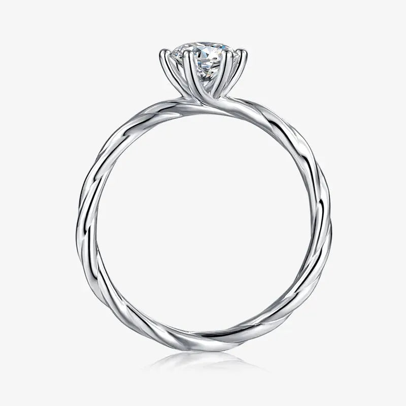 Buthaina Moissanite Ring