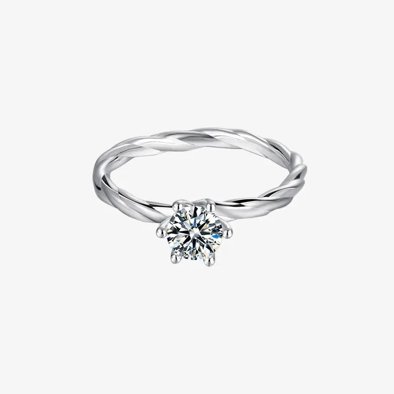 Buthaina Moissanite Ring